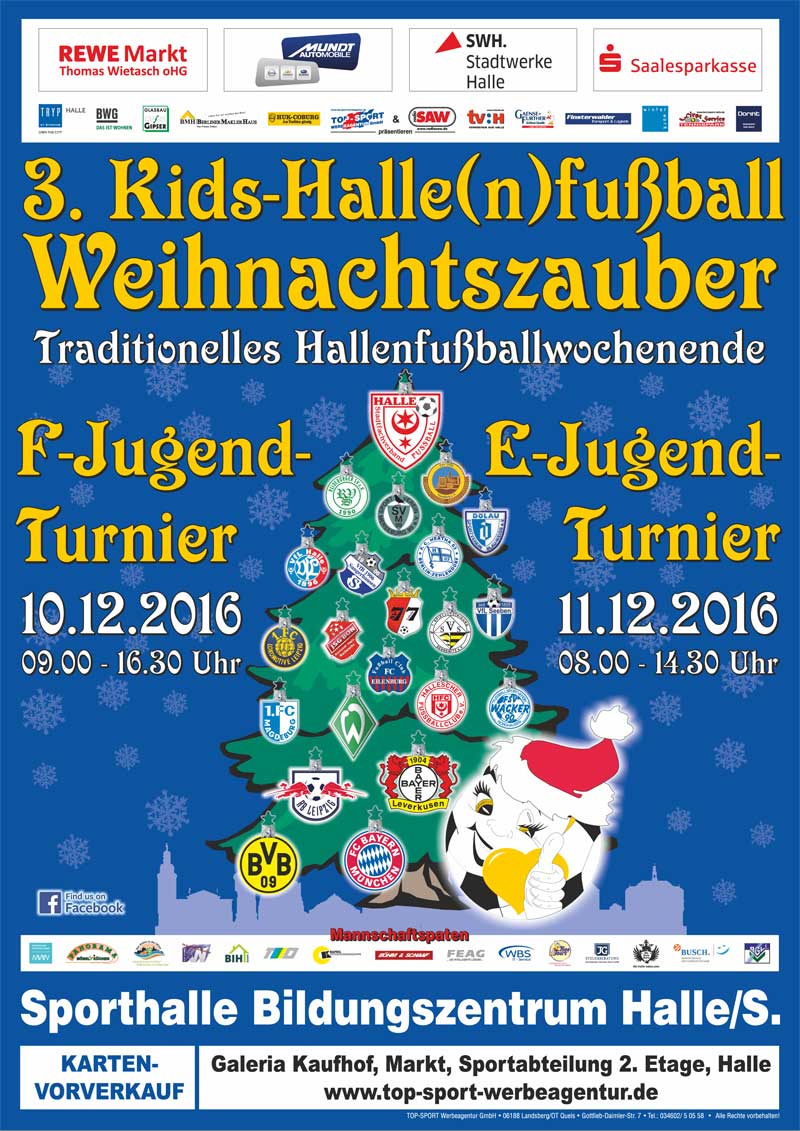 Kids-Halle(n)fußball-Weihnachtszauber